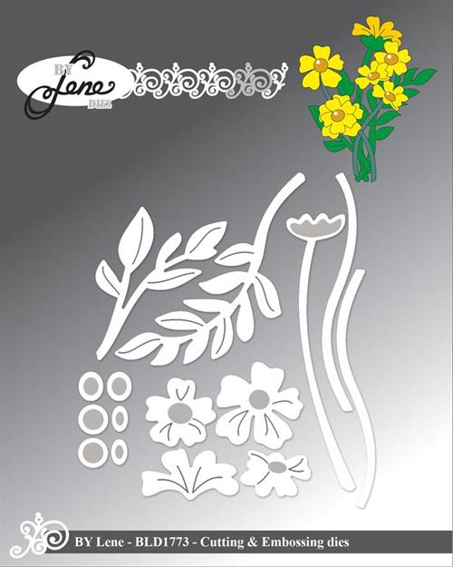 By Lene dies Buttercup Største2,4x6,9cm
